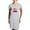 Heather Gray, variant on - Fawn Pug Grandma - Women's Nightshirt