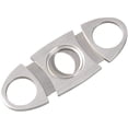 thumbnail image 1 of Cortapuros de bolsillo de doble guillotina de acero inoxidable, plateado, 1 of 5