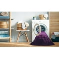 thumbnail image 2 of Ahgly Company Machine Washable Indoor Square Transitional Purple Area Rugs, 7' Square, 2 of 7