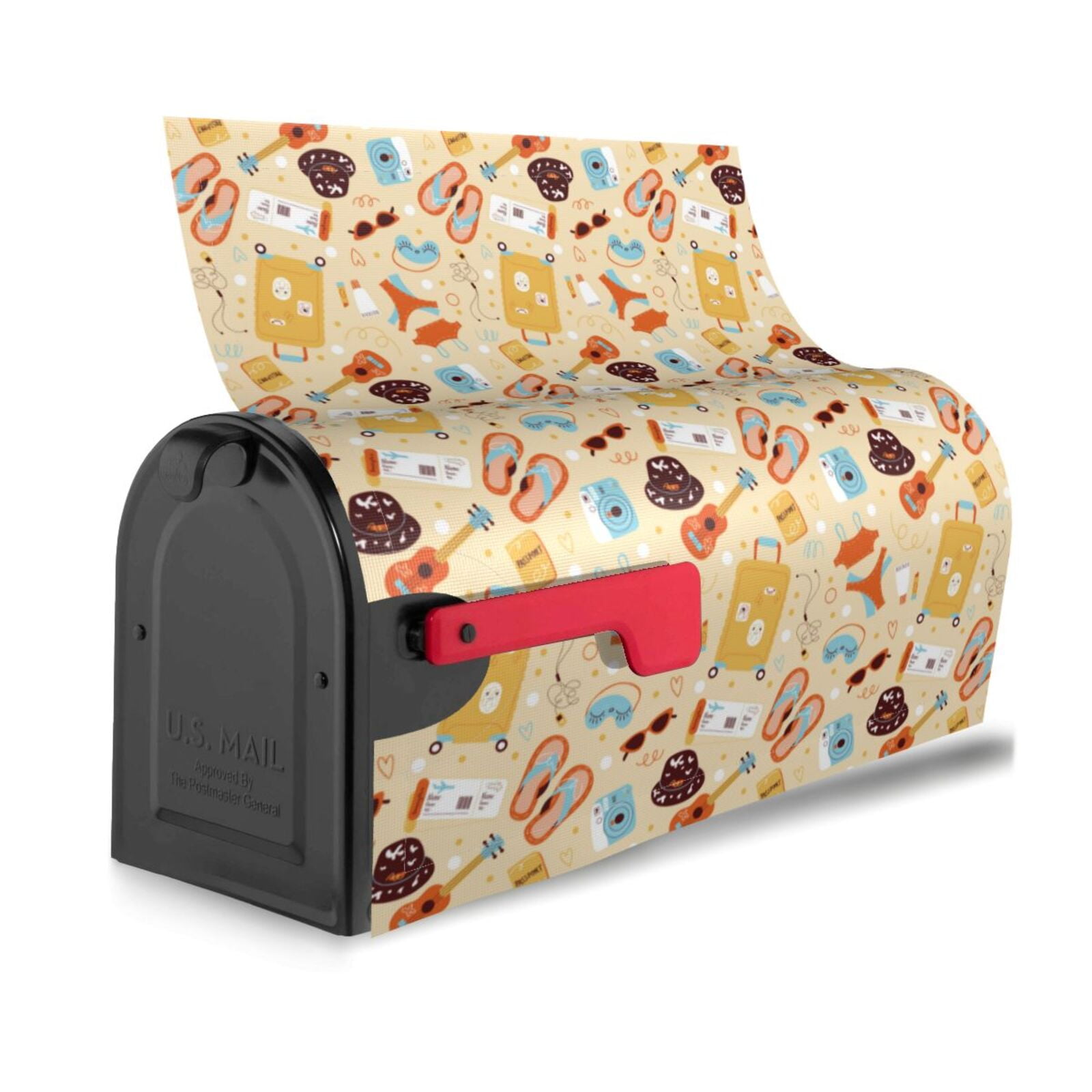 Kdxio Magnetic Mailbox Cover 25.5x21 in Mailbox Cover Outdoor Decoration Holiday Mailbox Covers for Home Garden Yard-25.5x21 in