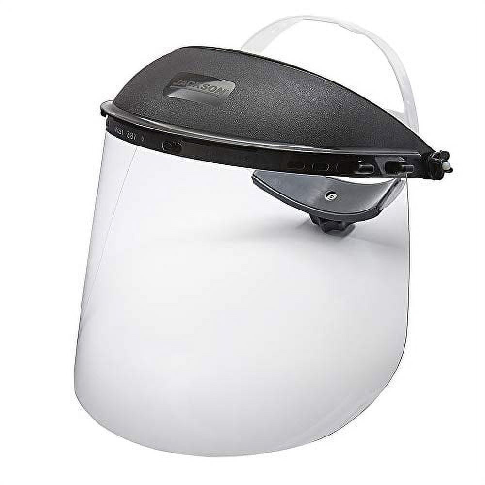 Jackson Safety Face Shield - ANTHEM Series - 9" x 15.5" x 0.40" Window - Clear - Ratcheting Headgear