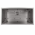 thumbnail image 2 of ZLINE 36 in. Meribel Undermount Single Bowl Stainless Steel Kitchen Sink with Bottom Grid (SRS-36), 2 of 4
