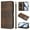 Brown, variant on Case for MOTO ONE 5G ACE 2021 Wallet Phone Cover with Wrist Strap, Card Slots and Cash Pocket, PU Leather Magnetic Closure and Anti-Drop Stand Flip Protective Shockproof Case