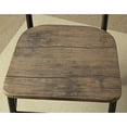 thumbnail image 5 of Furniture of America Palmer Industrial 3-Piece Dining Set, Antique Brown, 5 of 9