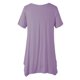 thumbnail image 4 of Camisas de Manga Corta para las Mujeres Casual V-Cuello Color Sólido Blusa, Poliéster Ligero Imprimir el Top para la Primavera Y el Verano Diario, Fiesta Y Trabajo, 4 of 4