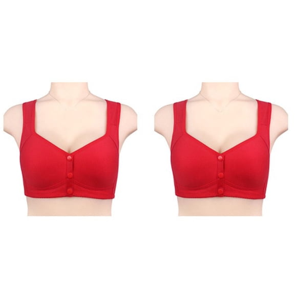Cavosen Sports Bras for Women Plus Size Wireless Bras Push Up Full Coverage Stretch Bralettes Wide Straps Breathable Everyday Underwear