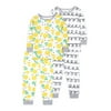 Little Star Organic Baby & Toddler Girl 4 Pc Long Sleeve Shirt & Pants Snug Fit Pajamas, Size 9 Months - 5T