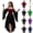 Deep Red, variant on Halloween Gothic Dress for Women Off Shoulder Long Bell Sleeve Lace Vintage Slip Dress Retro High Low Hem Flowy Bownot Elegant Party Holiday Medieval Dresses Wine M