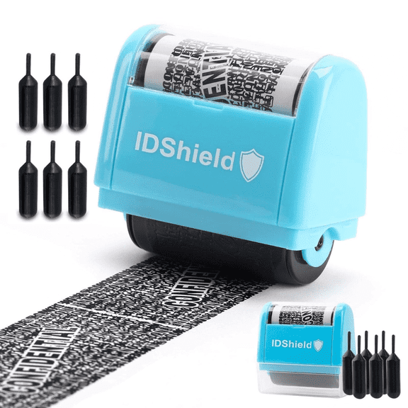 IDShield Roller Stamp Sets with 6 Refills