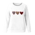 thumbnail image 4 of Amzcrzy Sweat-Shirt pour Femmes Mode Imprimé Col Rond Chandail Manches Longues Blouse Confortable Chandail en Molleton Saint-Valentin Chandails en Molleton pour Femmes Manches Longues Chemises pour Femmes Chandail Chandail en Molleton L, 4 of 4