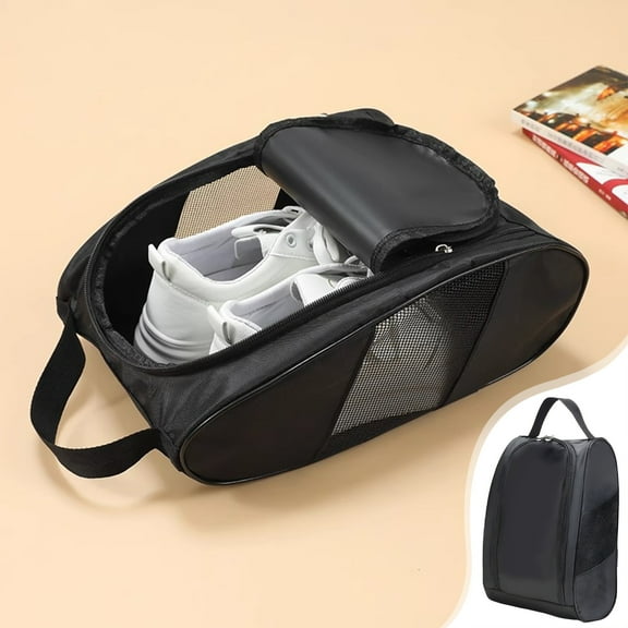 ZZkhGO Portable Shoe Storage Bag, Lightweight Travel Handbag Shoes, Organizer Various Footwear