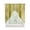 Yellow, variant on Brown Swag Valances for Windows, Retro Oil Painting Modern Abstract Art Aesthetics Rod Pocket Sheer Valances for Small Windows, Swag Toppers Light Filtering for Kitchen Living Room 2 Panels 28''x36''