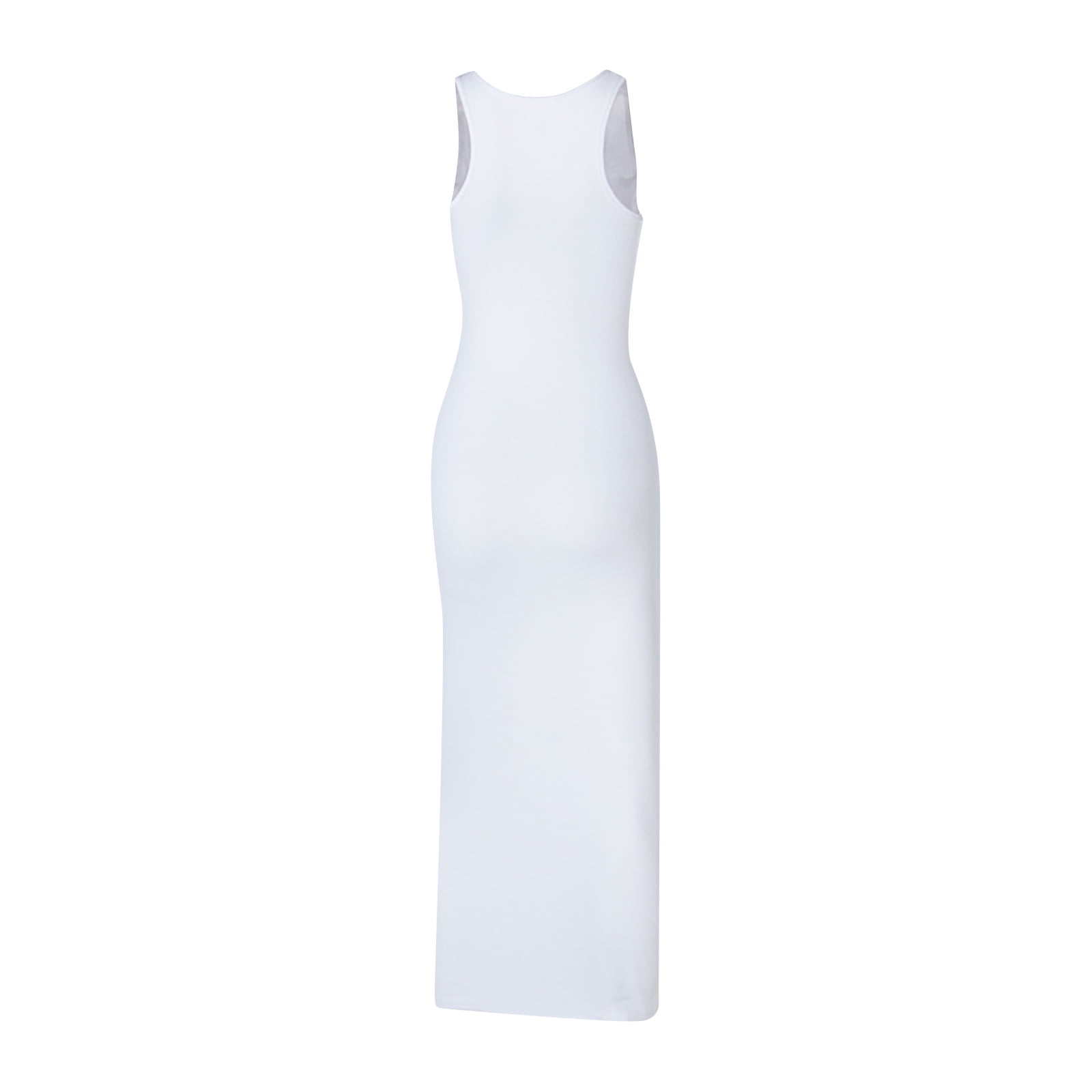 Olyvenn Women's Summer Ribbed Party Club Dress Tight Bodycon