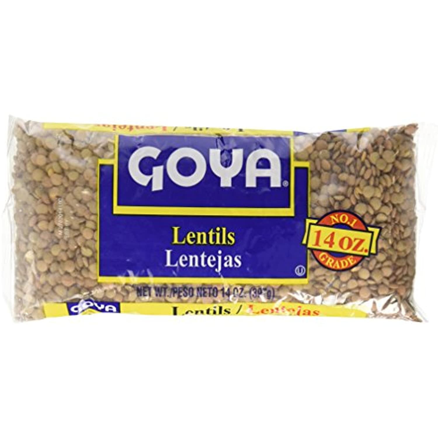 Goya Bag Lentils Lentejas 14 Oz