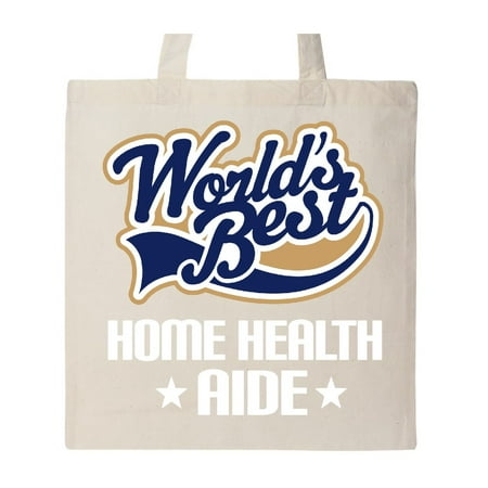World's Best Home Health Aid Tote Bag Natural One