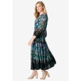 thumbnail image 3 of Roaman's Women's Plus Size Georgette Tiered Dress, 3 of 3
