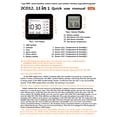 thumbnail image 4 of Graflsoa 13-in-1 WiFi Smart Temperature & Humidity Monitor with 2.8" TFT Display, 3 Subunits, Built-in Battery, ABS Material, White - TuyaAPP Compatible, 4 of 7
