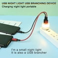 thumbnail image 4 of Moocorvic USB Night Lights Plug into Wall LED Bulbs,Car Interior Atmosphere Lighting, Portable Laptop Ambient Light, Compact, Flexible for Bedroom Nursery Reading Sleeping,, 4 of 7