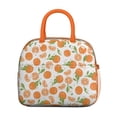 thumbnail image 2 of Lunch Bag Lunch Box for Women Reusable Insulated Lunch Bags,Water-Resistant Orange Print Cooler Lunch Tote Bag, Large Capacity for Work Travel Picnic, 2 of 6