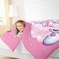 thumbnail image 5 of Feelyou Kawaii Pink Gamepad Bedding Comforter Set for Kids, Dreamy Stars Cloud Galaxy Twin Comforter Sets, Gaming Gamer Reversible Bedding Set, Ultra Soft Bedroom Decor, 2pcs, 5 of 9