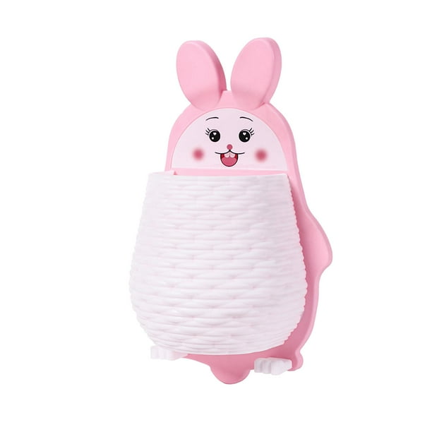 Estante Organizador De Almacenamiento Con Gancho En Forma De Conejo Para Baño En Casa Rosa Sunnimix Cesta Para Colgar En La Pared