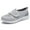 Grey, variant on Casual Slip On Loafers for Women Smart Casual Look Comfortable Women's Casual Shoes Breathable Knit On Flat Lightweight Stylish Hook And Loop Closure Everyday Sneakers For Seniors