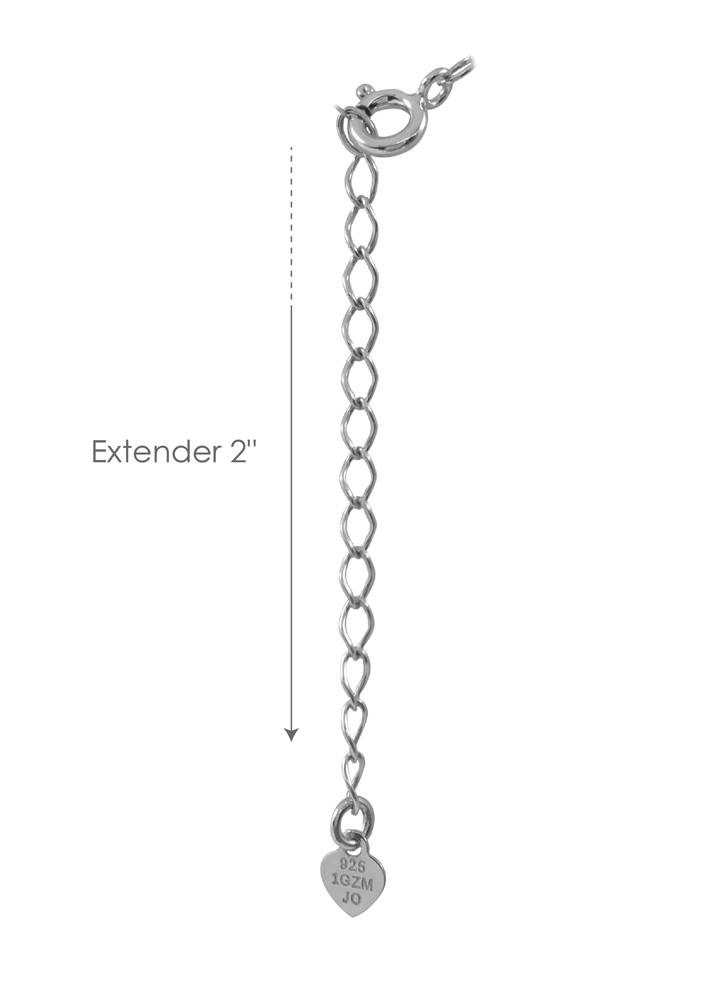 Brilliance Fine Jewelry Sterling Silver Dangle CZ By Yard