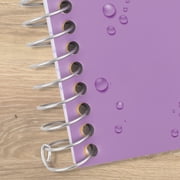 Five Star Spiral Notebook, 2 Subject, College Ruled, 6 x 9.5, Amethyst Purple