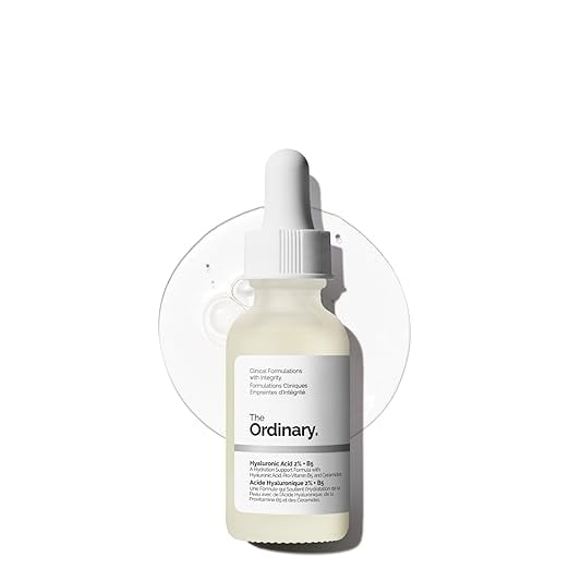 The Ordinary Hyaluronic Acid 2% + B5 (with Ceramides), Multi-Depth Hydration Serum for Plumper, Smoother Skin 30ml