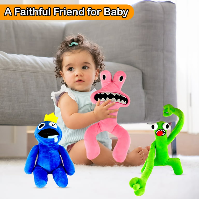 TwCare Rainbow Friends 3 Pack Plush Toy, Soft Stuffed Animal Monsters Doors  Plush Doll Toys Set, Wiki Plushies Toys Gifts for Kids Adults Birthday  Thanksgiving Christmas Horror Game Party Favors Fans 