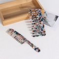 thumbnail image 4 of OPALESQUE 2 Pcs Wide Tooth Comb, Tortoise Cellulose Acetate Round Tooth Anti-static Anti-knot Comb for Detangling Wet, Long, Short, Curly, and Straight Hair, 4 of 7