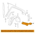 thumbnail image 3 of For 05-10 Grand Cherokee Front Fender Brace Support Bracket Black Steel SET PAIR, 3 of 5