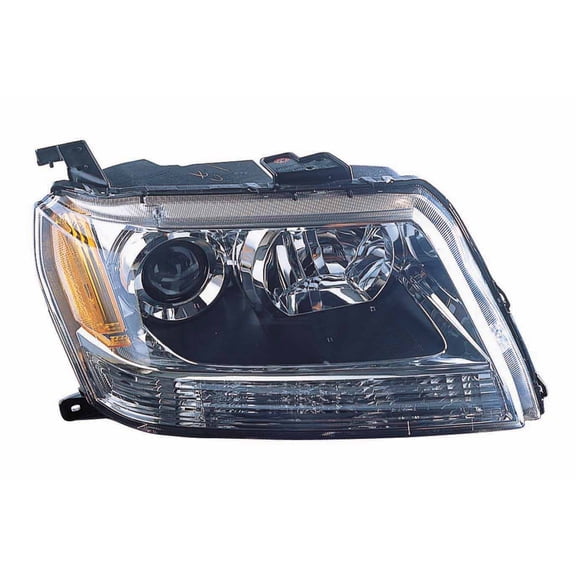 KAI New CAPA Certified Standard Replacement Passenger Side Headlight Lens And Housing, Fits 2006-2008 Suzuki Grand Vitara