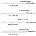 thumbnail image 3 of Invisible Ring Size Adjuster for Loose Rings, Clear Silicone Ring Guard, Ring Sizer, Jewelry Spacer, Soft Spiral Ring Tightener Set, 4 Sizes Fit for Any Rings, 4inch 10cm, 16PCS, 3 of 5