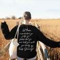thumbnail image 4 of HNMKIU Womens Sweatshirt Oversized Sweatshirts Crewneck Long Sleeve Pullover Oversized Sweatshirt for Women Black,M, 4 of 5
