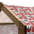 thumbnail image 5 of Poppy Flower Pet House, Composition with Blossomings of Spring Season Hand Drawn Pattern, Outdoor & Indoor Portable Dog Kennel with Pillow and Cover, 5 Sizes, Coral Vermilion Green, by Ambesonne, 5 of 5