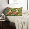 thumbnail image 6 of Zufioo Fruits Vegetables And Berries Print Double-sided Plush Pillow Cover,Decorative Pillow Protector without Pillow Core, Suitable for Sofa, Bedroom, Car-20"x30", 6 of 6