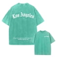 thumbnail image 5 of Men T Shirts Oversized Print Short Sleeve Soft Casual Retro Graphic Comfortable Fit Tee Mint Green XXXXXL, 5 of 6