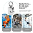 thumbnail image 4 of Heavy Duty Pulley Cable Pulley 201 Stainless Steel Rope Pulley Lifting Pulley V Type, 4 of 6
