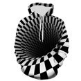 thumbnail image 1 of Nouveau Sweat à Capuche Flamme Colorée 3D Fluorescent pour Hommes et Femmes Automne Hiver Graphique Optique, 1 of 5