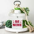 thumbnail image 7 of Zomyto 7x7 In Valentines Decor, Valentines Day Decorations, Romantic Quote Be Mine Wooden Box Sign, 7 of 7
