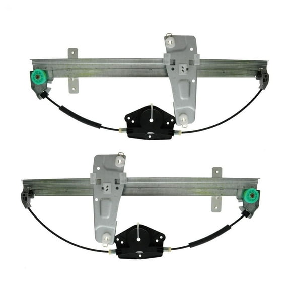 TRQ Front Door Window Regulator & Pair Set of 2 for 00-04 Jeep Grand Cherokee WRA50817