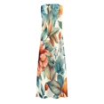 thumbnail image 5 of SZXZYGS Robe Chandail pour Femmes Grande Taille Robe Maxi Convenant aux Femmes Été Mode Femmes Ample Élégante Longue Robe Sans Manches Fendue Plage Robes Florales Robes pour Femmes Manches Longues Automne, 5 of 5