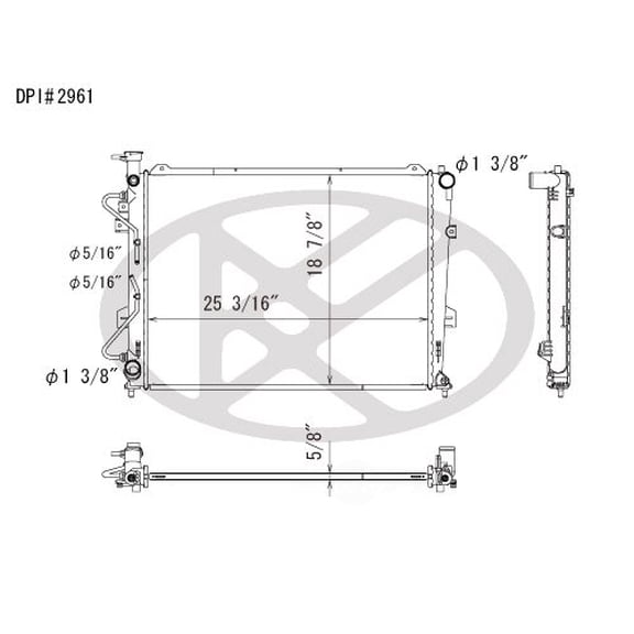 Koyorad A2961 Radiator