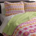 thumbnail image 4 of Pink Green Daisy Floral Girl Bedding Twin Full/Queen Cotton Quilt Set, 4 of 6