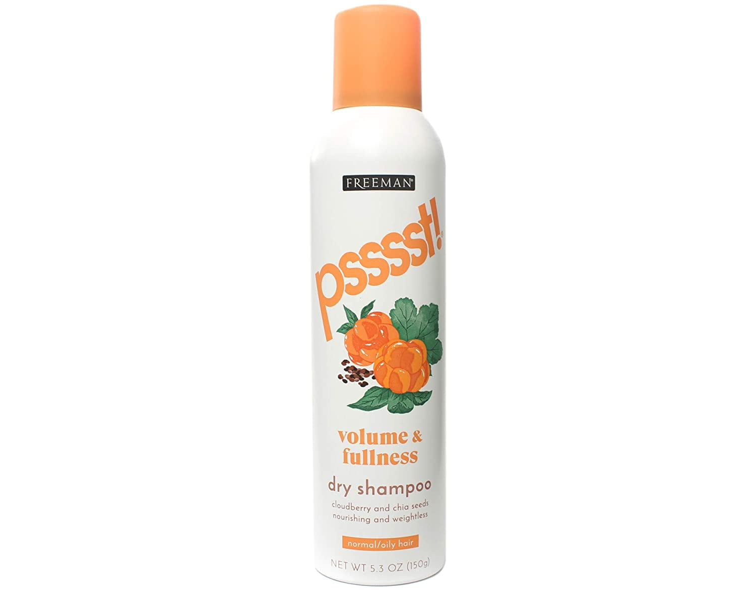 Freeman Psssst Instant Dry Shampoo Spray 5.3 oz, 2 Pack