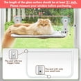 thumbnail image 2 of Percha de Ventana para Gatos AMOSIJOY Sin Cables con Ventosas y Marco, 2 of 8
