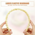 thumbnail image 6 of Unique Bargains 3pcs Fashion Headbands Set Different Designs Headbands Faux Pearl Hair Accessories for Women Yellow, 6 of 7
