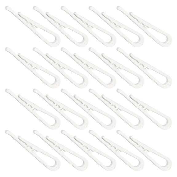 200 Pcs Shirt Pin Clothespins Apparel Mini Hair Clips Man Men's Transparent