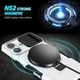 thumbnail image 4 of Decase for iPhone 16 Case with Camera Slide Cover,Compatible with Mag-Safe,with Magnetic Ring Kickstand, Military Grade Heavy Duty Case for iPhone 16 6.1" 2024,White, 4 of 10